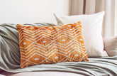 Orange Diamond Cushion - Maison Turk- The Mob Collective